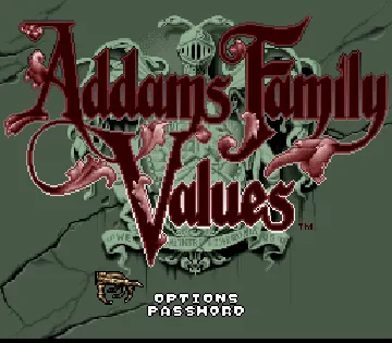 Addams Family Values (USA) (En,Fr,De) screen shot title